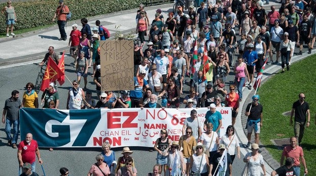 La cabecera de la manifestación