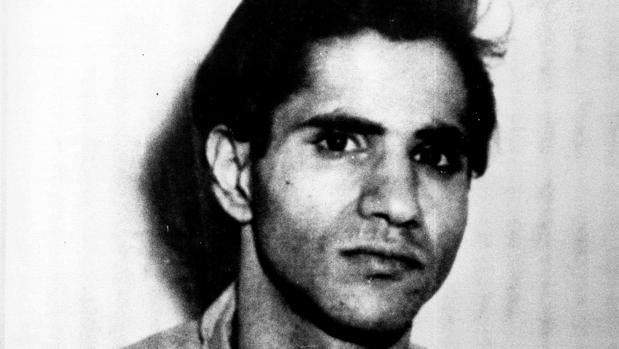 Fotografía de la ficha policial de Sirhan Sirhan