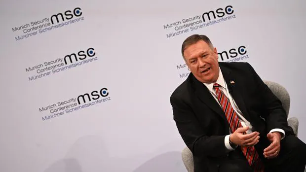 El secretario de Estado de EE.UU., Mike Pompeo, interviene en la Conferencia de Seguridad de Múnich