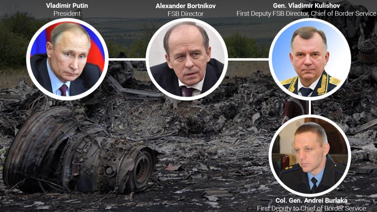 Un general ruso del FSB, vinculado al derribo del vuelo MH17 sobre territorio ucraniano