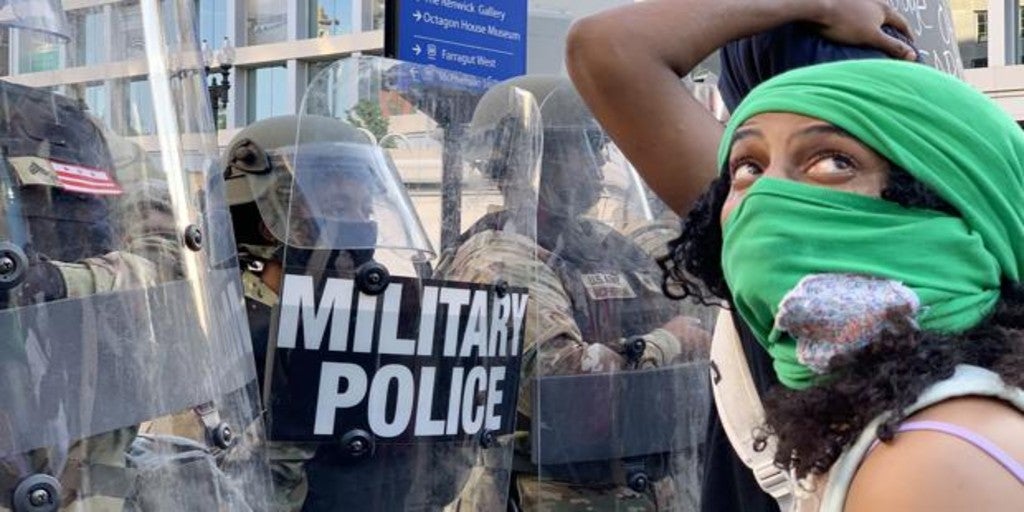 Reservistas de la Guardia Nacional se despliegan en torno a la capital