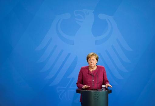 Angela Merkel, during the G-7