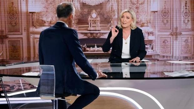 Marine Le Pen se ?olvida? de Trump y Putin para ganar a Macron