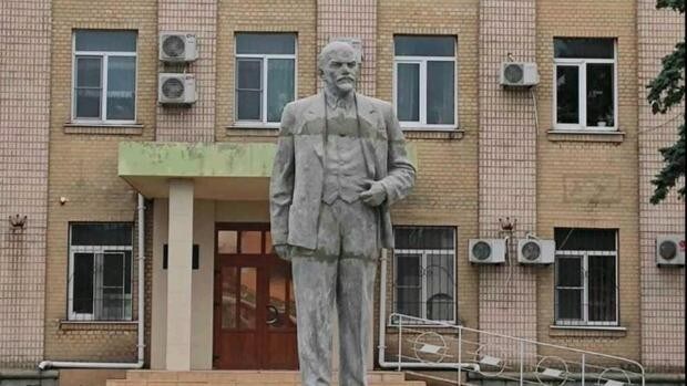 La estatua de Lenin