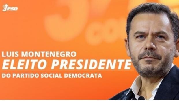 Luis Montenegro, nuevo líder de la derecha portuguesa