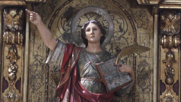 La imagen de San Pancracio del convento Santa María de Jesús
