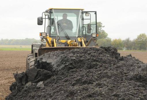 Lodos de aguas residuales usados como fertilizante
