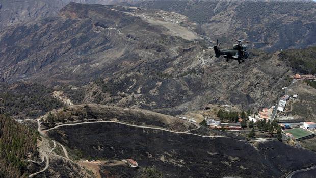 Desde el 17 de agosto, 9.000 hectáreas han ardido en Gran Canaria