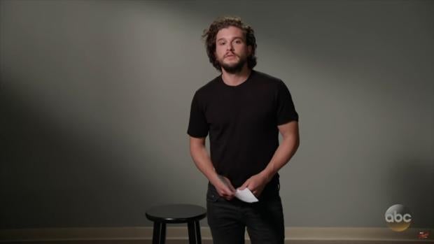 Kit Harington en «Jimmy Kimmel Live!»