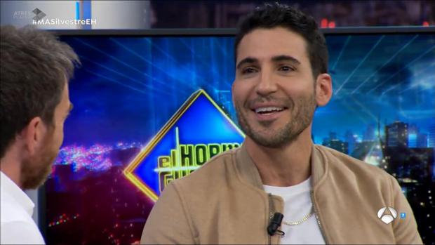 El actor y modelo Miguel Ángel Silvestre visitó El Hormiguero la noche del lunes