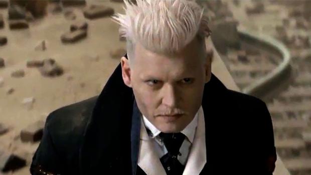 Johnny Depp, en la primera entrega de «Animales fantásticos«