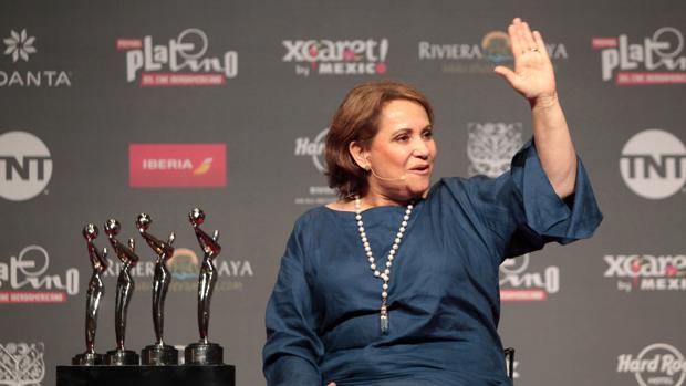 Adriana Barraza, en la entrega del Platino de Honor