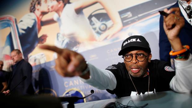 Spike Lee, durante la rueda de prensa en Cannes