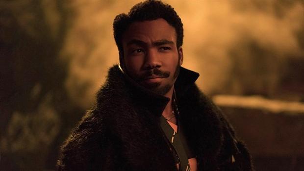 Donald Glover es Lando Calrissian en Han Solo: una historia de Star Wars