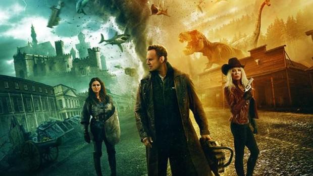 Póster promocional de «El último Sharknado: Ya era hora»