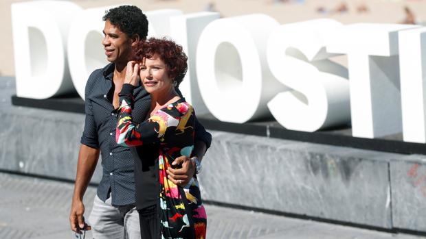 Icíar Bollain con Carlos Acosta en San Sebastián