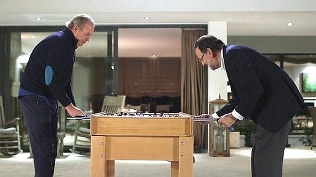 Bertín Osborne y Mariano Rajoy