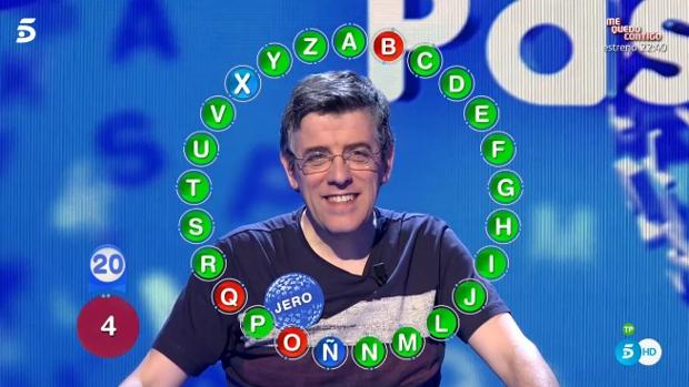 Jero, este jueves en «Pasapalabra»