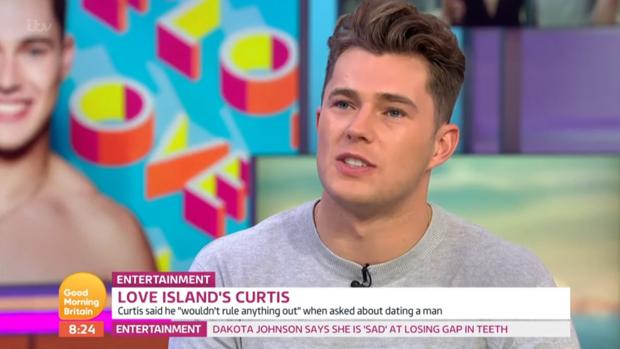 Curtis Pritchard durante su entrevista en «Good morning Britain»