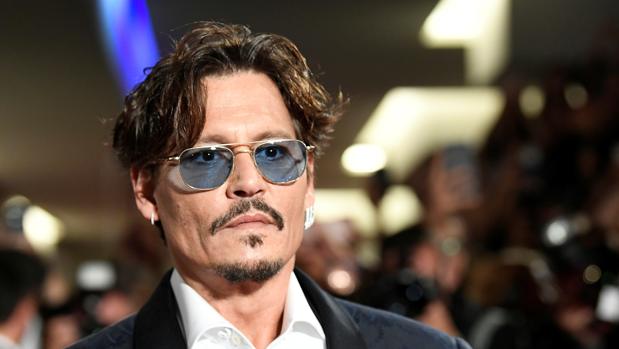 Johnny Depp, ayer en Venecia