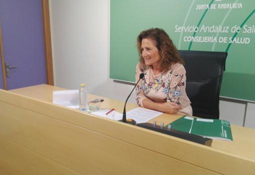 María Ángeles Fernández durante la rueda de prensa de este jueves