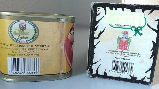 Flamantes latas de conservas de Navarra pero con espárragos peruanos y chinos
