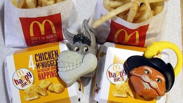 El Happy Meal en chile no podrá ofrecer un jueguete de regalo