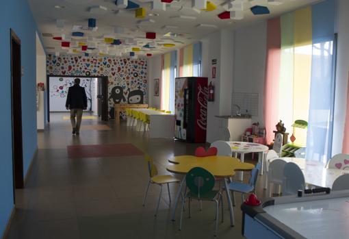 La planta baja de la casa Ronald McDonald de Madrid