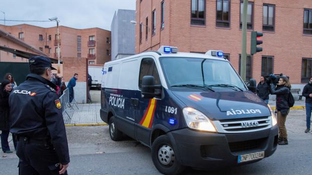Imagen de un furgón de la Policía Nacional