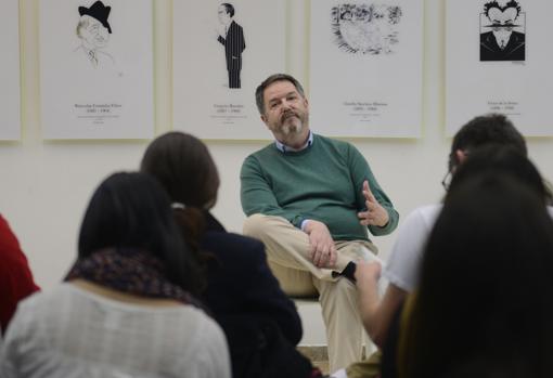 El director de ABC, Bieito Rubido, habla ante los alumnos