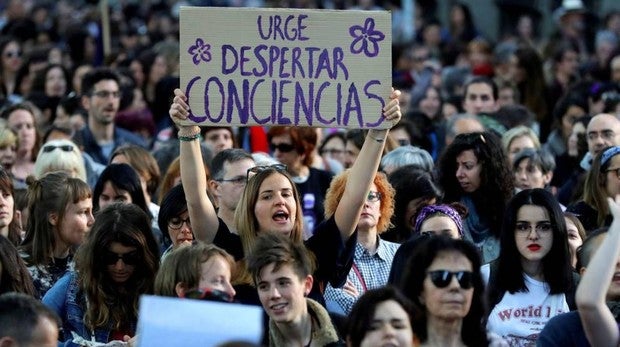 Manifestación contra la sentencia de La Manada
