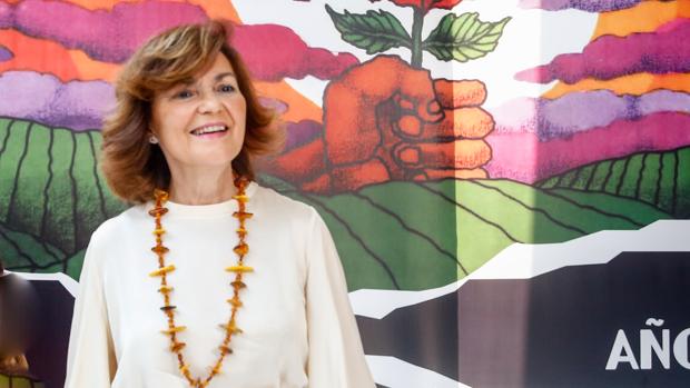 La vicepresidenta del Gobierno en funciones, Carmen Calvo