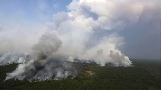 Los incendios de Siberia provocan una nube de humo más grande que la UE