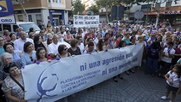 Imagen de archivo de una manifestación contra la violencia de género en Córdoba