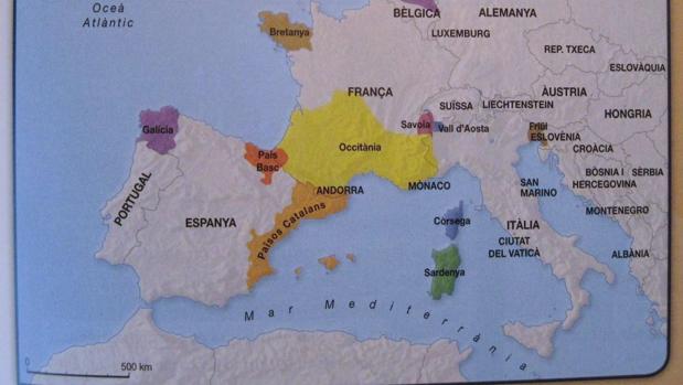 Los libros de los niños catalanes consideran a Cataluña un país independiente de España