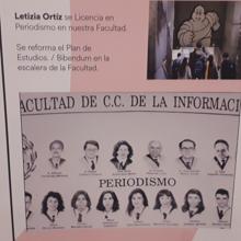 The graduation border of Letizia Ortiz's degree