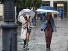 La lluvia del pasado fin de semana en Sevilla