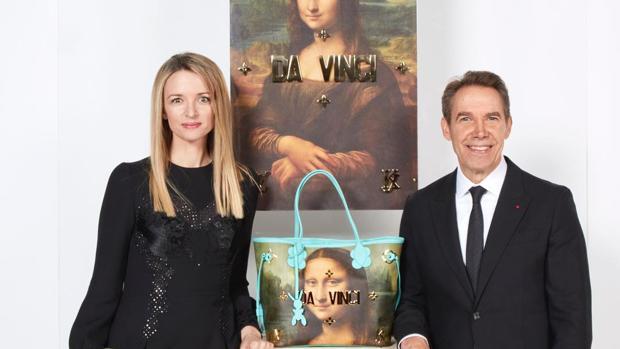 Delphine Arnault and Jeff Koons