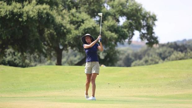 La modelo Inés Sastre durante su participación en el torneo
