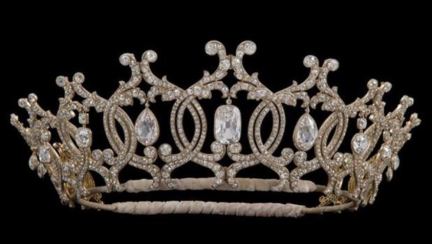Tiara de la corona británica que ha sido robada en Liverpool