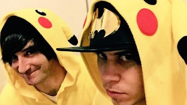 El Rubius junto a Luzu minutos antes de participar en una entrevista juntos en el Club Media Fest
