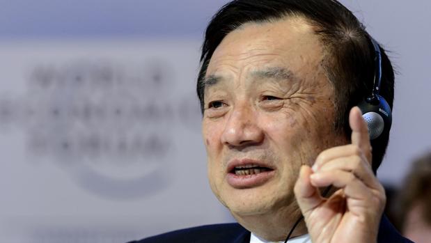 Ren Zhengfei, fundador de Huawei, durante una intervención pública