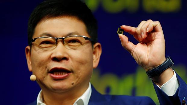 Richard Yu, presidente rotatorio de Huawei, durante su intervención en IFA