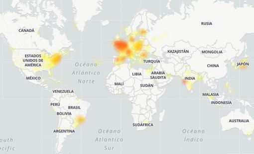 Así ha sido la caída de Google según DownDetector