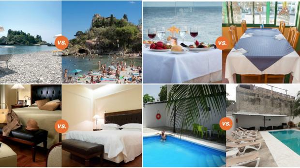 El sitio de reservas de hoteles Oyster.com comparar las fotos de las web de los hoteles con las propias