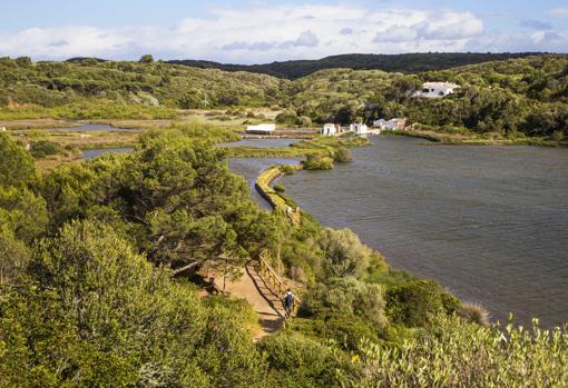 S'Albufera des Grau, al noreste de Menorca