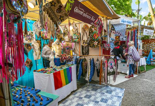 Las Dalias market, in Ibiza