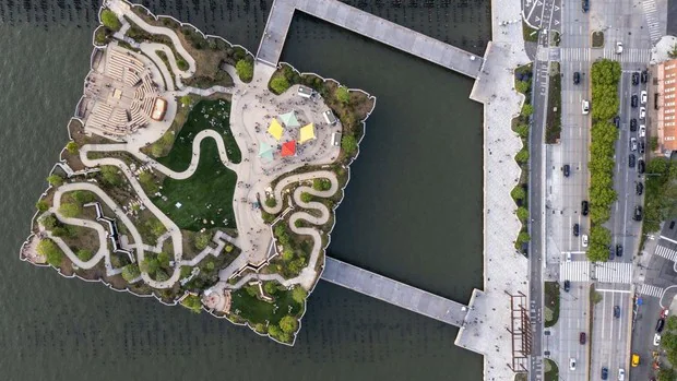 Litlle Island, sobre el río Hudson, en Nueva York